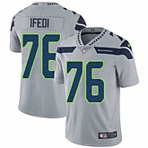Nike Seattle Seahawks #76 Germain Ifedi Grey Alternate NFL Vapor Untouchable Limited Jersey,baseball caps,new era cap wholesale,wholesale hats